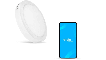 Luminária Inteligente LED 24W 3000-6500K Elgin Wi-Fi
